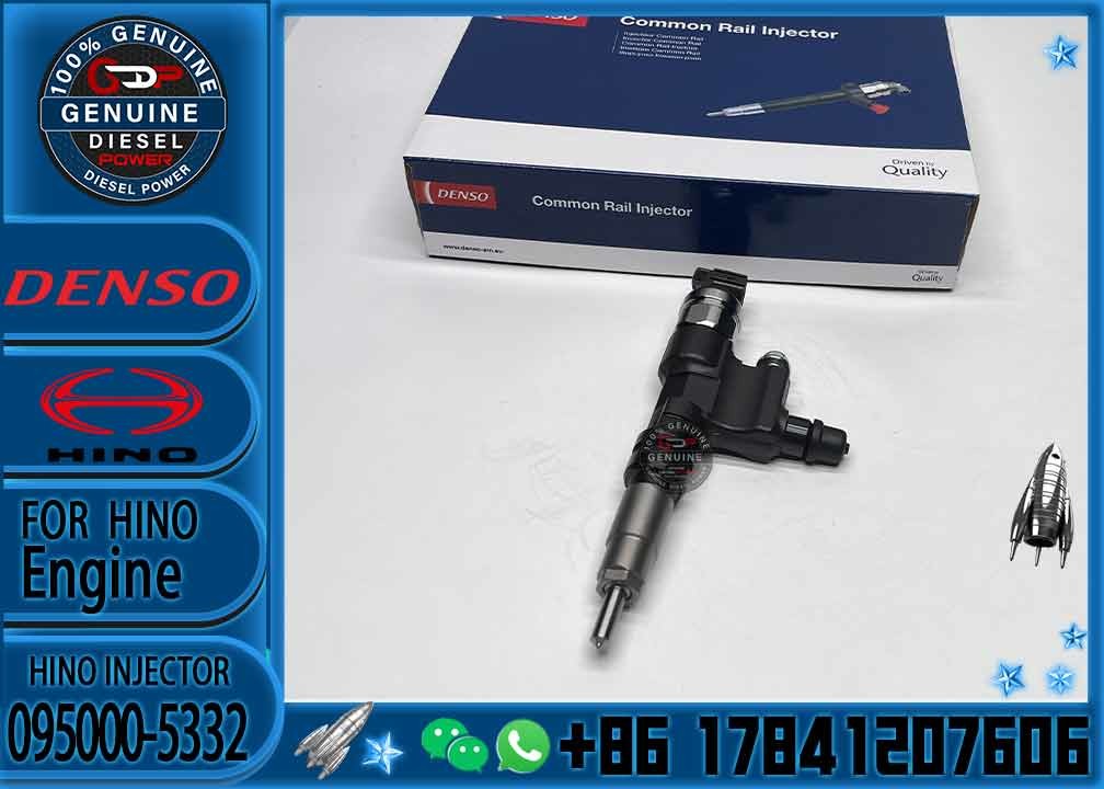 New Diesel Fuel Injectors 095000-5332 095000-5333 23670-E0150 23670-E0151 23670-78041 23910-1302 for Denso Hino Toyota D