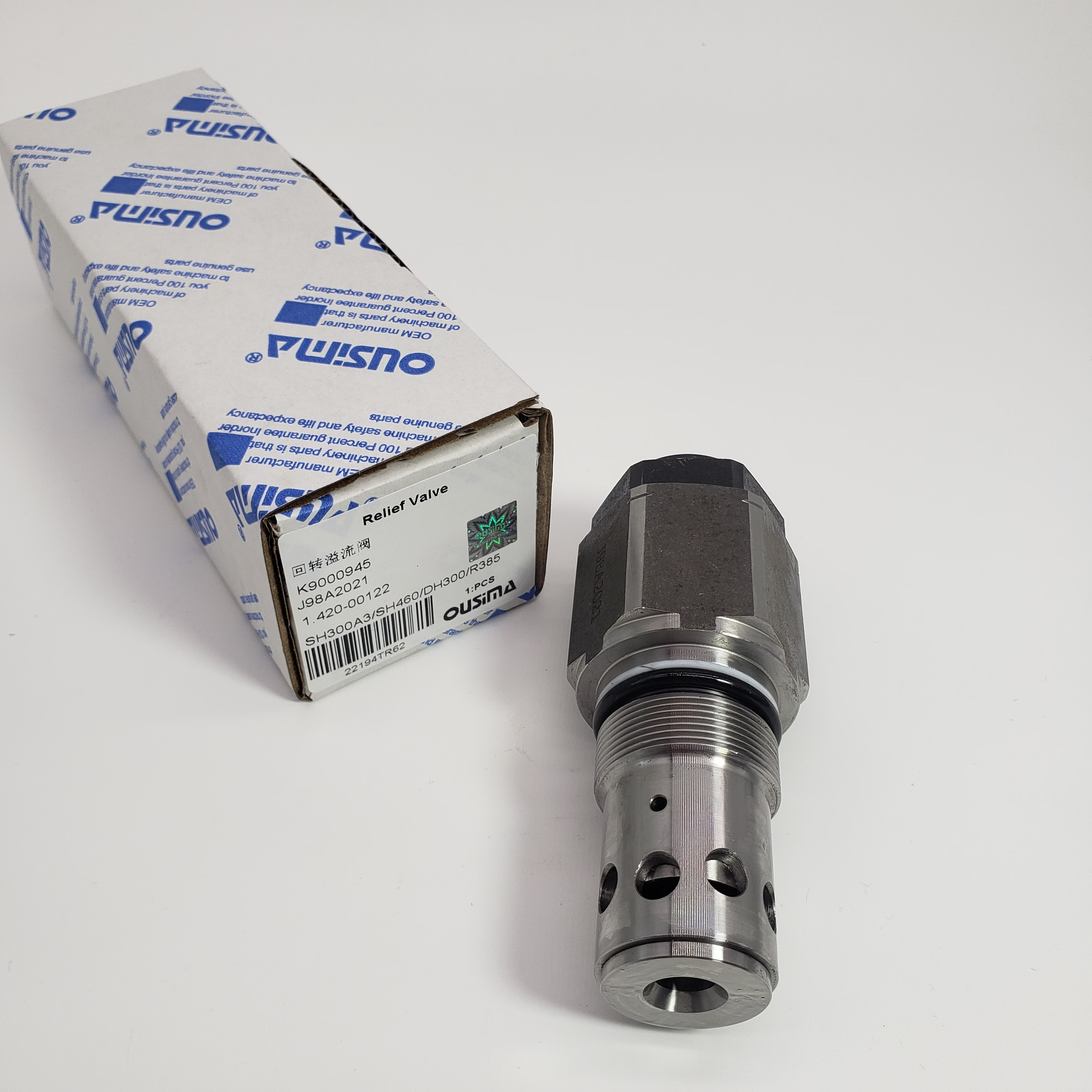 K9000945 J98A2021 1.420-00122 Relief Valve For DOOSAN DX300 S300 DH300 DH370-7 SUMITOMO SH300A3 SH460