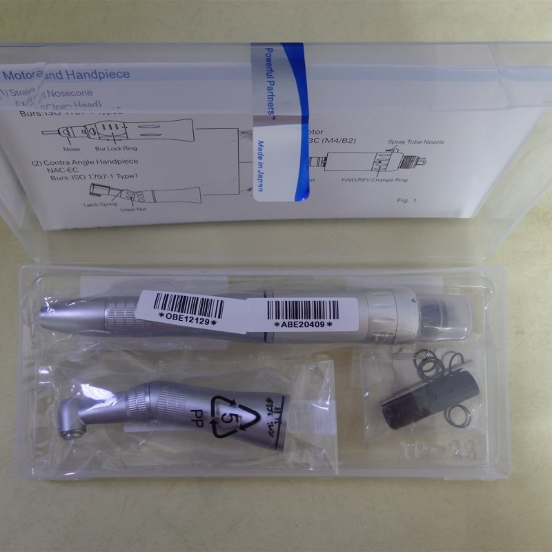 Dental Midwest Push Button Air Motor Contra Angle Straight Low Speed Handpiece