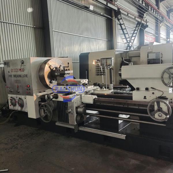 Quality QK1332 CNC Pipe Threading Lathe Machine 320mm Max Threading for sale