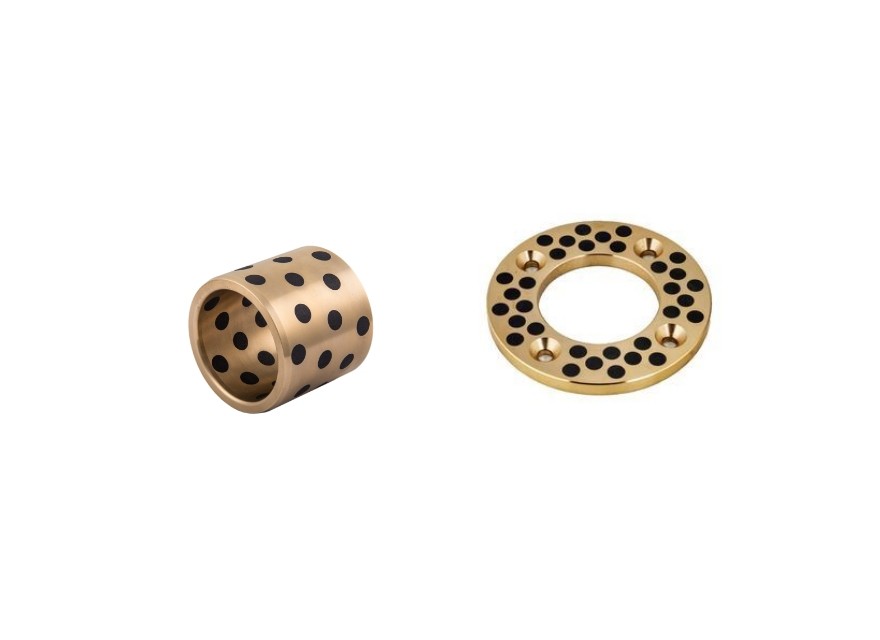 Grease Lubricated Bronze Plain Bearings with CuPb6Sn6Zn3 Layer