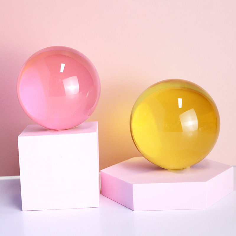 Transparent Large Acrylic Sphere 40mm Clear Plastic Sphere Balls