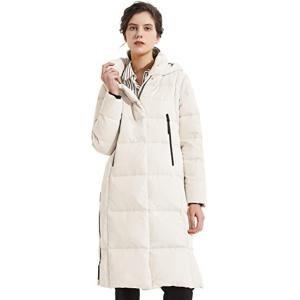 China 90% White Duck Down Hooded Puffer Thickened Down Jacket With 2 Pocket on sale