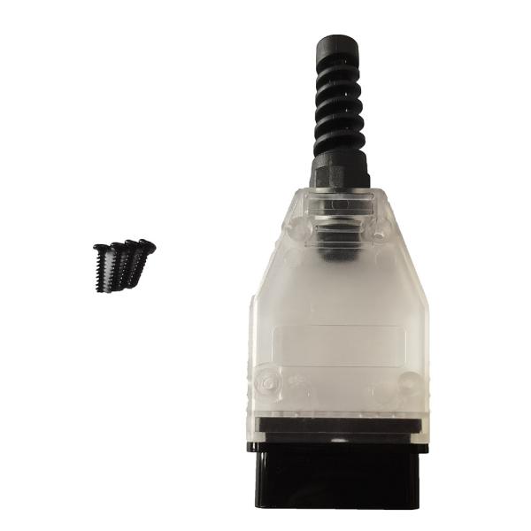 China Transparent Car OBD Scanner Adapter Practical Flat Angle Male on sale China Transparent Car OBD Scanner Adapter Practical Flat Angle Male on sale