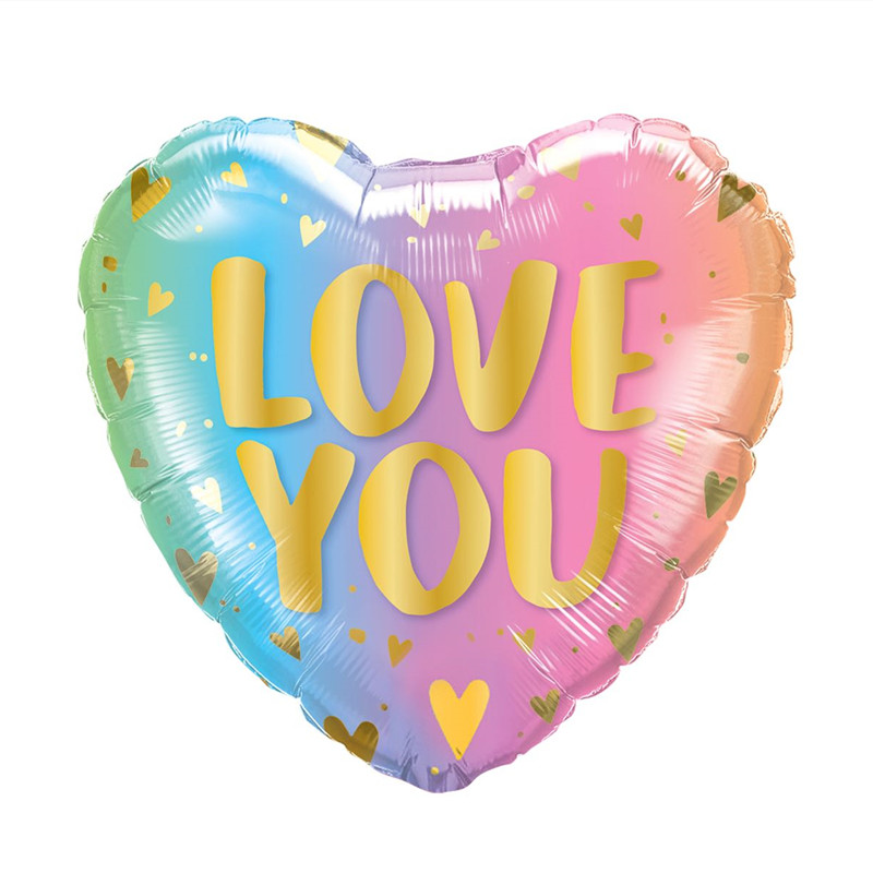 Unisex 18 Inch Heart Balloon Wedding Valentines Day Foil Balloons
