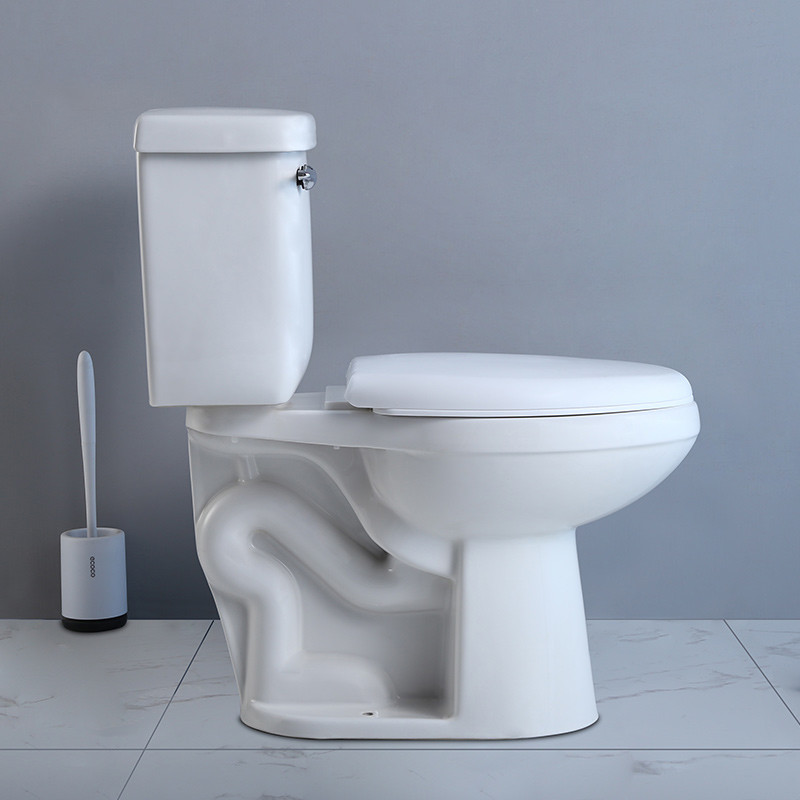 CUPC White Black Two Piece Toilet 1.28 GPF Water Closet Tank