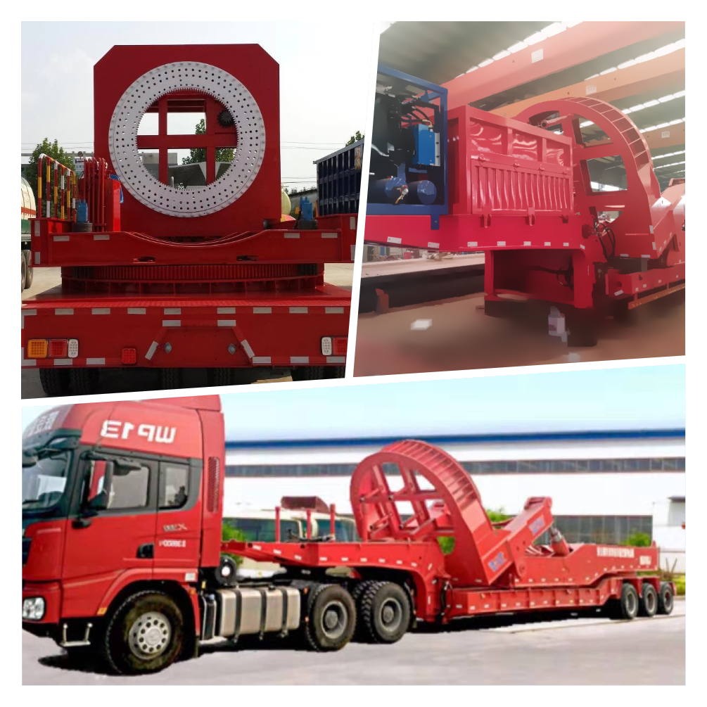 Steel Wind Blade Semi Trailer for Special Transport by Ltd Steel Ltd Manufactory