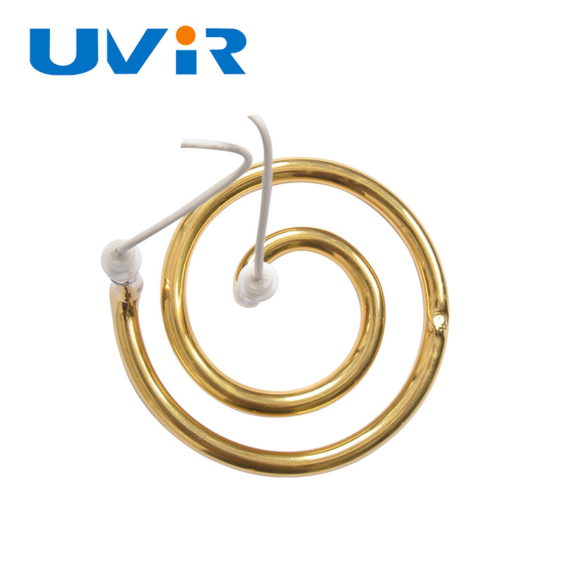 Customizable 3D Gold-plated Reflector Infrared Heating Element Tube For Industries Heating
