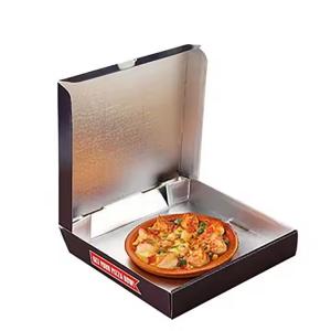  Pizza Box Aluminum Foil Disposable Pizza Delivery Box Corrugated Packaging Pizza Box Manufactures