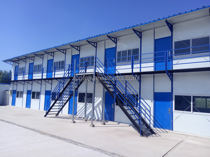 Zontop new design small low cost fast build ready quick concrete 20 ft 40 ft glass containre K -type Prefab K house ho
