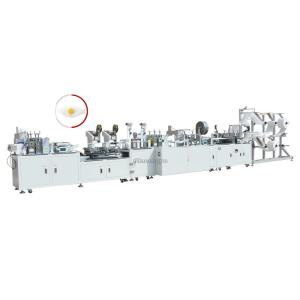  40pcs/min Disposable Face Mask Making Machine , automatic stapling machine Manufactures