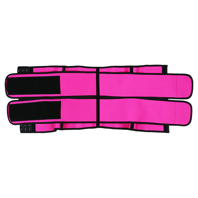 100 Latex Double Abdominal Belt Double Band Waist Trainer 3 Layer Hooks