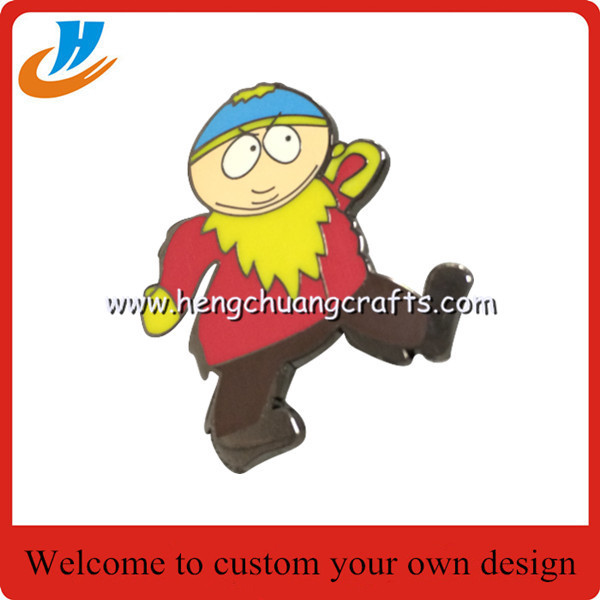 Cartoon enamel pin badge,metal lapel pin with custom logo design