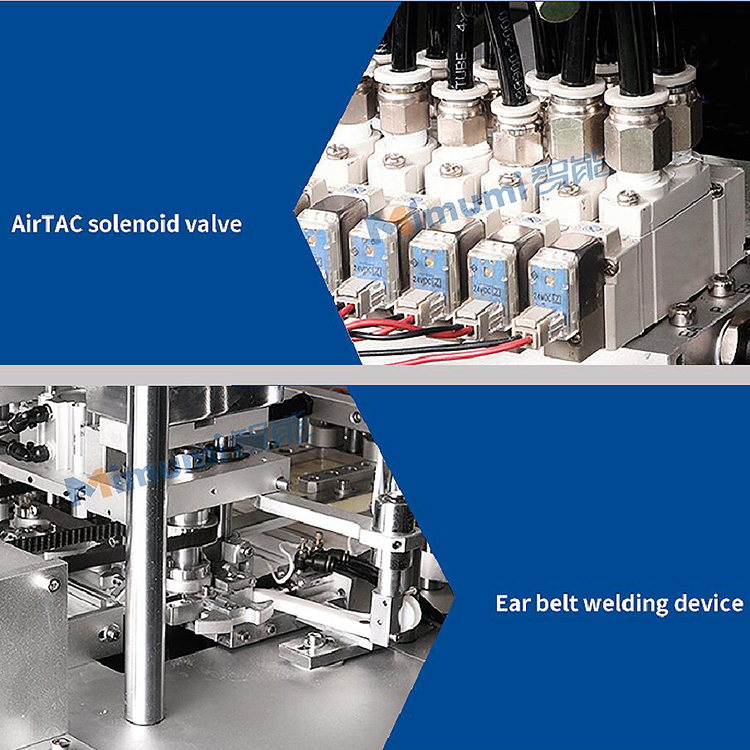 3 Ply Disposable Mask Production Machine 1+2 Full Automatic