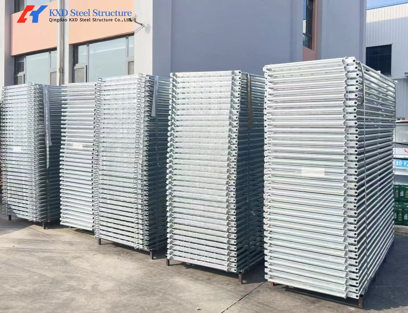 Steel Frame Cattle Sheds Dairy Cow House Hanging Type Exhaust Cooling Fan