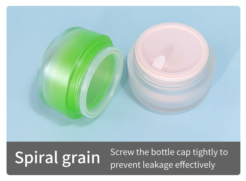 Acrylic Plastic Type 30g 50g Face Cream Jar for Cosmetic Packaging Body Scrub Butter