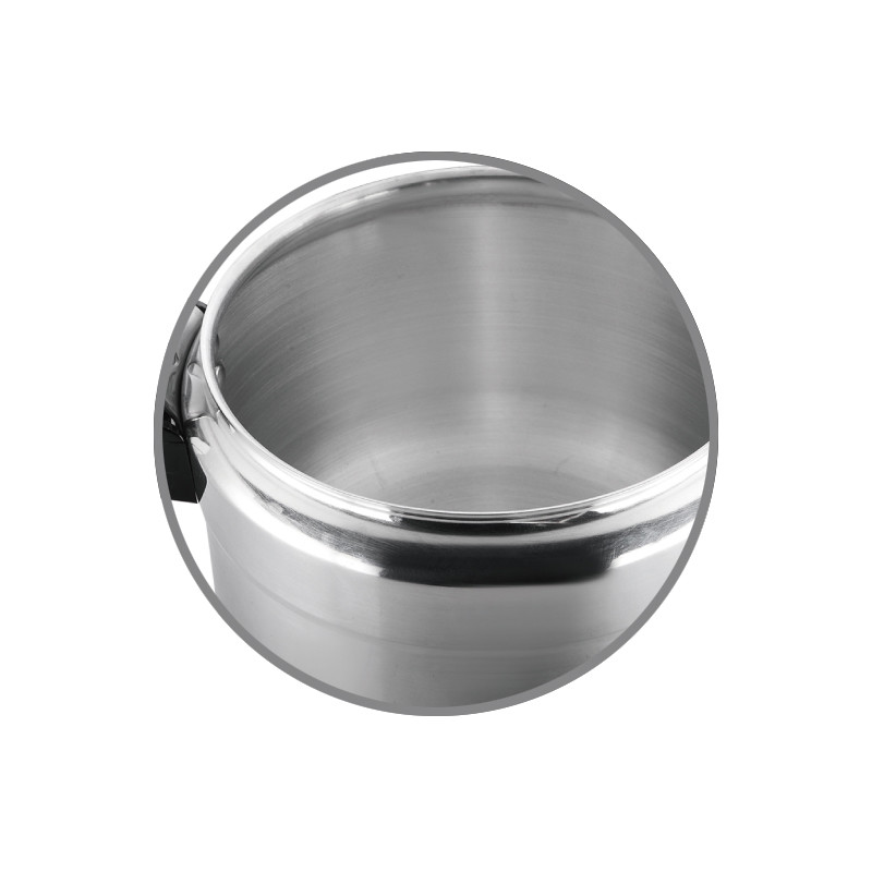 Anti Explosion Polished Surface Bakelite Handle Cooker 3 Litre Aluminium Alloy