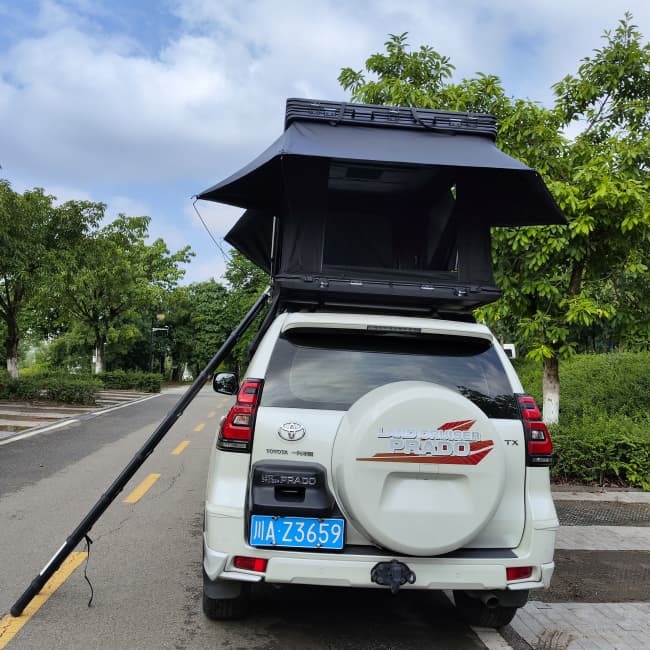 Folding Offroad Automatic Roof Top Tent Hard Shell Camping Tent