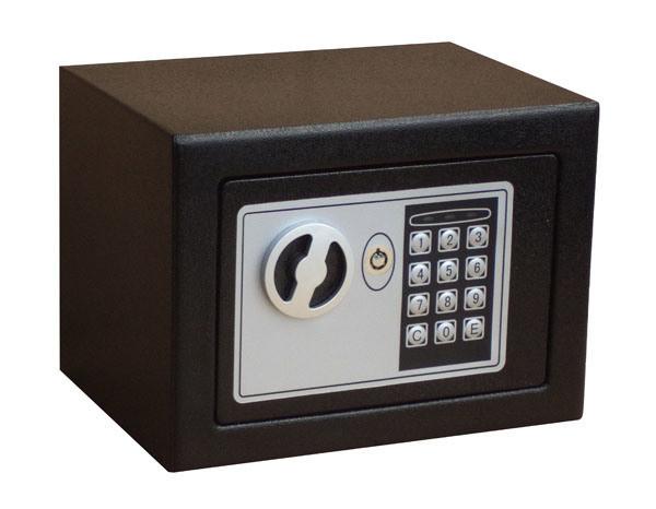 E17 Electronic Home Safe Steel Safe Key Lock Safe 370mm Password Working