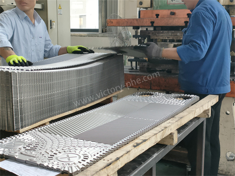Gasketed Hvac Plate Heat Exchanger Accessen Heat Transfer Plate