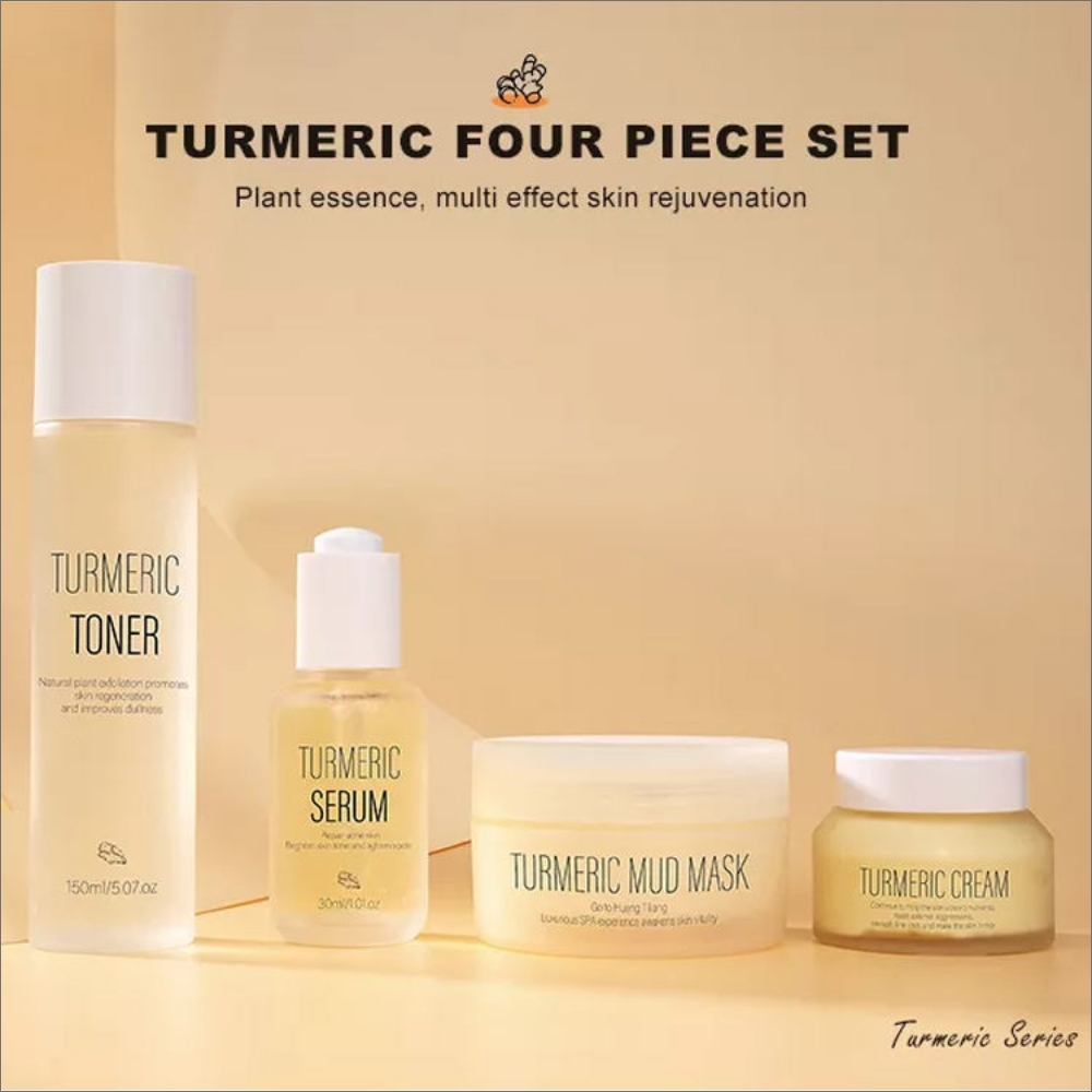 Private Label Skin Care Moisturizing Whitening Facial Cream Anti Acne Brightening Turmeric Face Cream