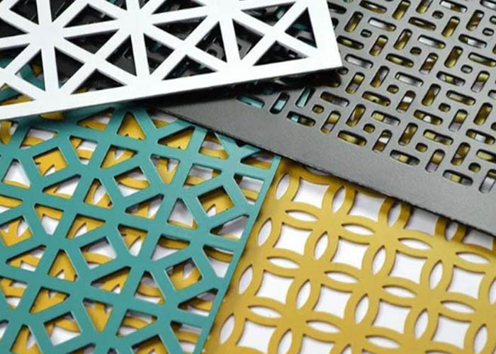 Round Perforated Wire Mesh Panels Various Hole Diameters for Industrial Applications