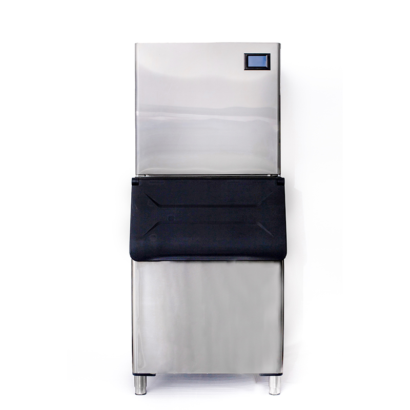 280kg/24hrs Water Cooling Crescent Ice Cube Maker with Electric Touchpad Control Panel