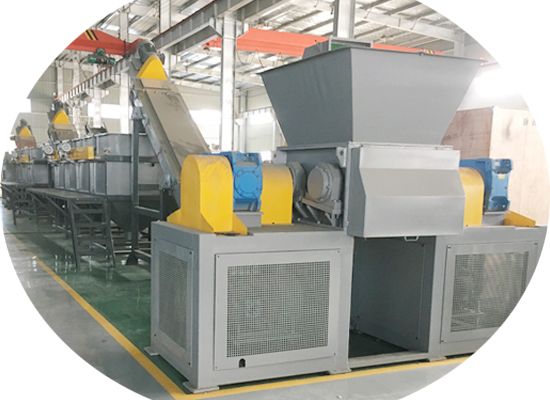 300-1500kg/H Plastic Washing Recycling Machine 120kw HDPE Washing Line