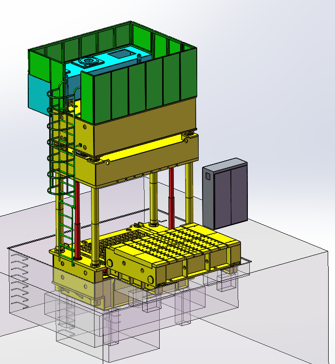 BMC SMC Hydraulic Press Machines Equipment 1000ton Single Side