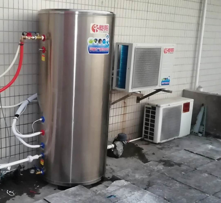 Air Source Heat Pump Style Water Heater Galvanized Sheet Housing Material