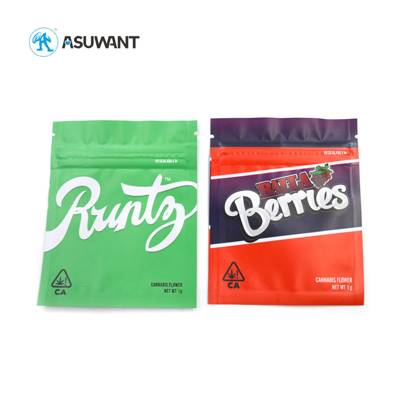 Plastic Packaging Mylar Food Bags Eco Friendly For Candy Gummies Sugar