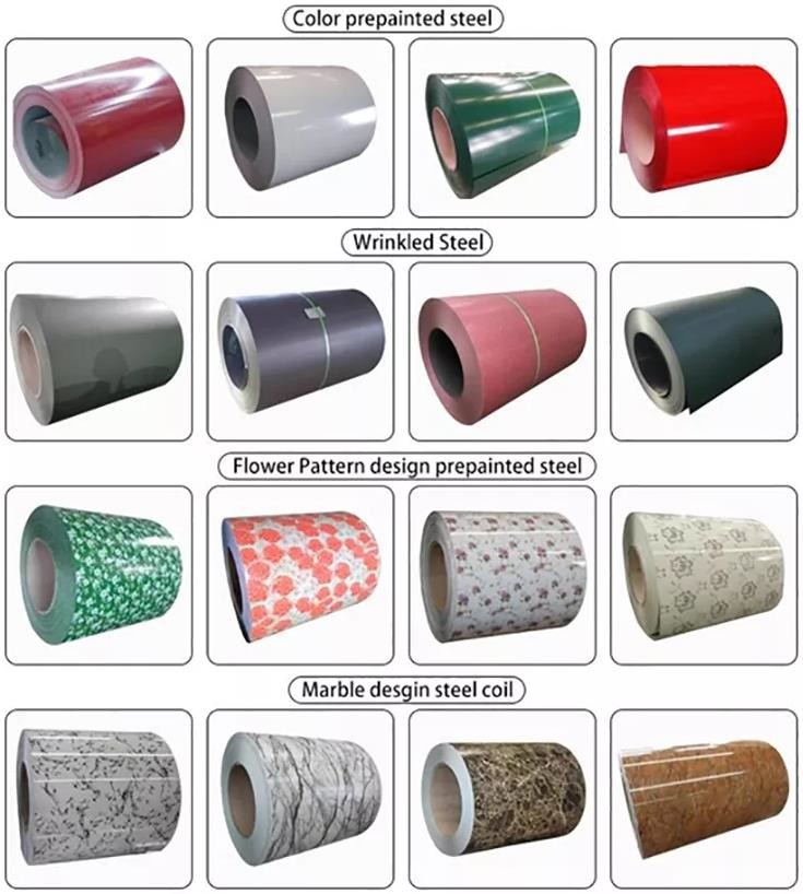 0.35mm Prepainted Galvanized Steel Coil Flower Pattern Color Coated