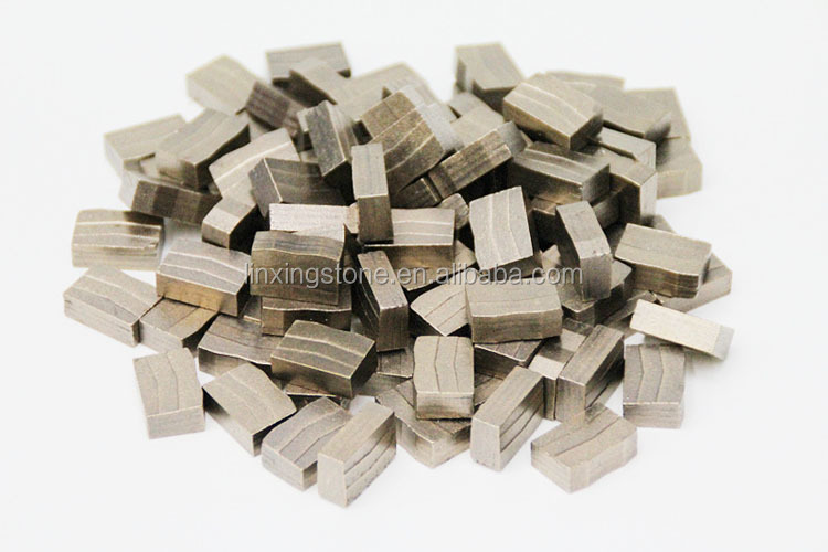 LINXING Diamond Segments for Granite Cutting 900mm-4200mm and Taper Segment Shape