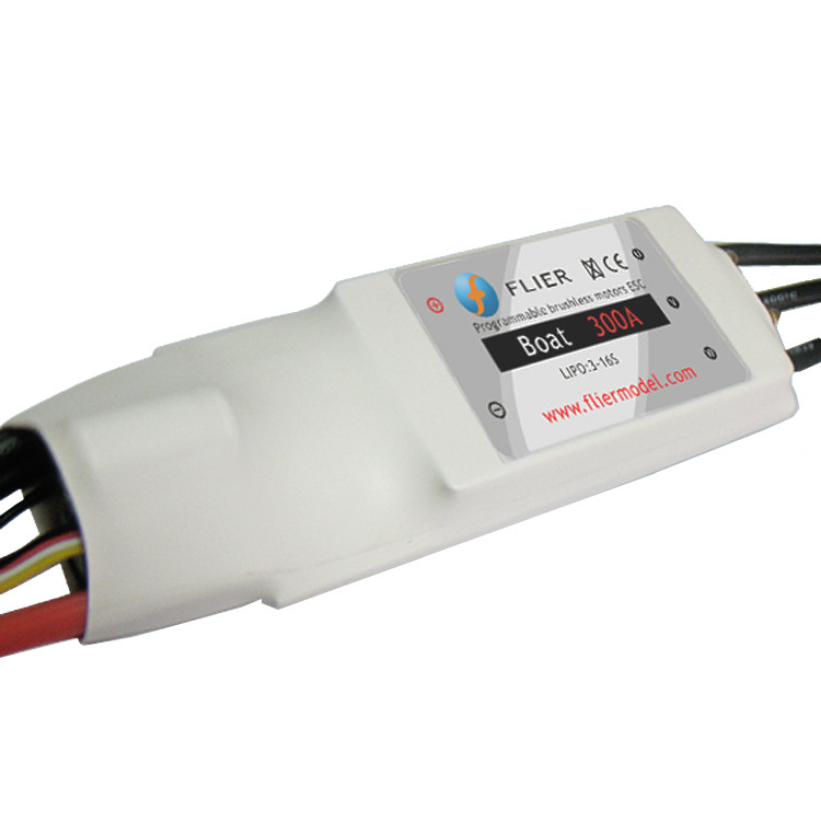 Durable RC Boat ESC HV Speed Brushless Motor 300A 67V 165*57*25mm Size