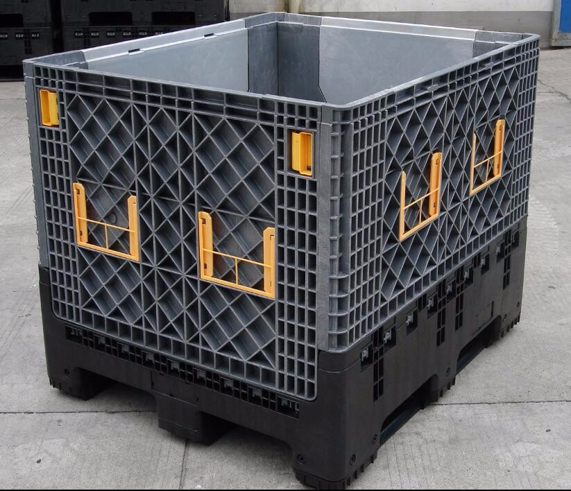 industry plastic pallet box large collapsible plastic container foldable container