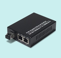 Customized Fiber Optic Media Converter LC SC Fast Gigabit 1000M Data Rate
