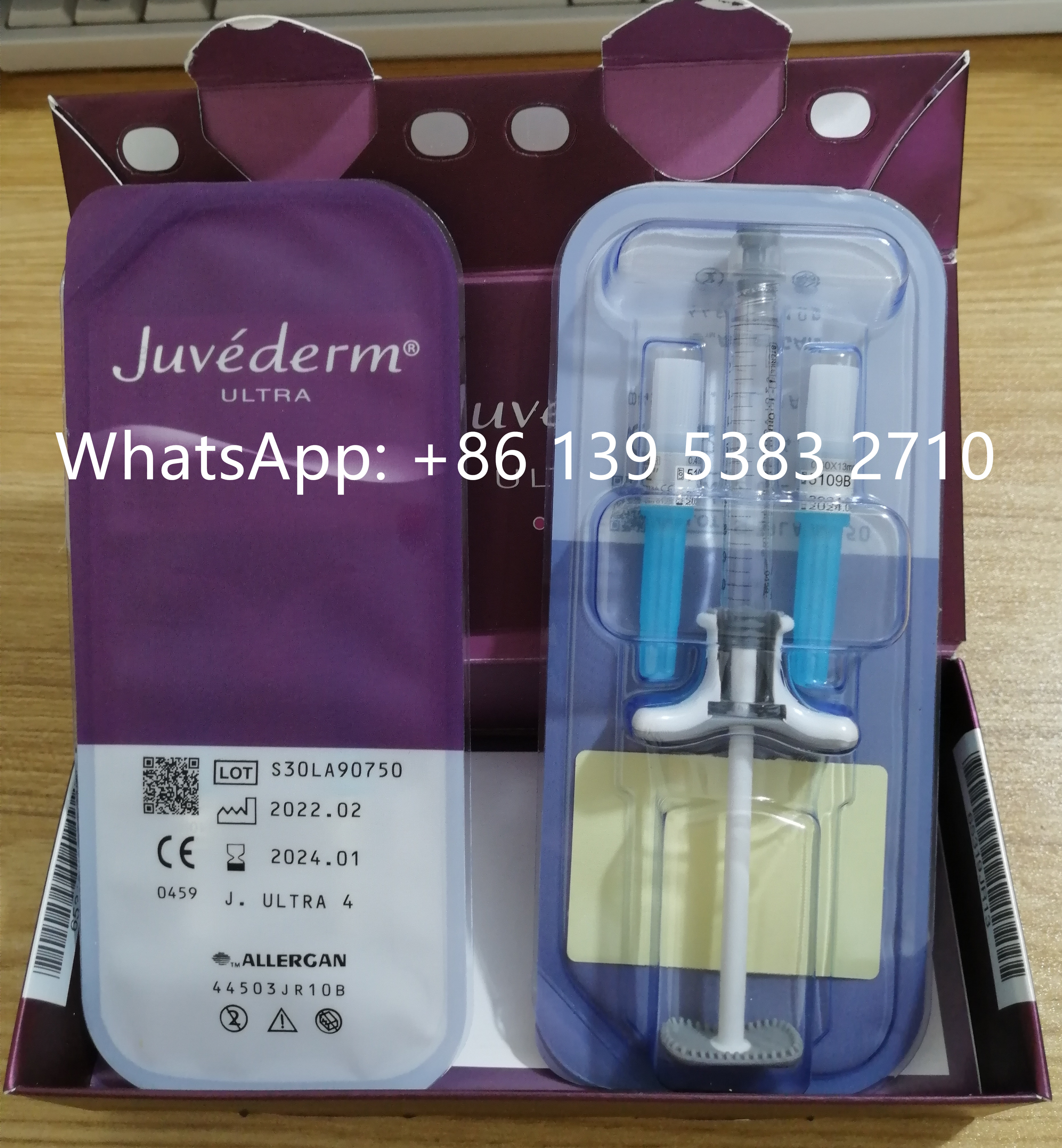 2ml Juvederm HA Filler Injection For Nose Lips Chin Filling Dermal