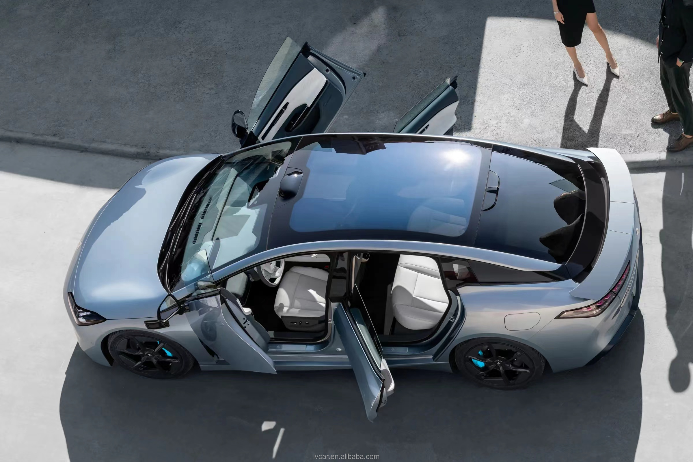 2022 GAC Aian Top Luxury Cars Featuring Panoramic Sunroof and Front 4 Rear 2 Radar