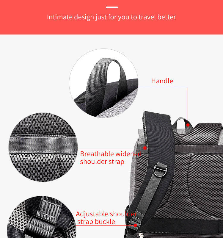 ISO9001 Fashion Mummy Maternity Nappy Diaper Bag Backpack With USB