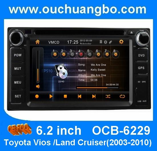 Car gps navigation for Toyota Land Cruiser 2003-2010 with China dealer DVD media