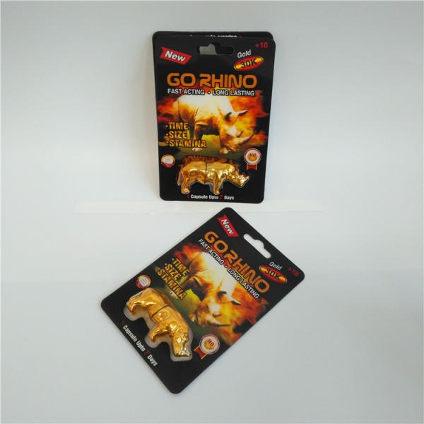 Hardware Usage Blister Card Packaging Go RHINO Hole Capsule Container Recycled