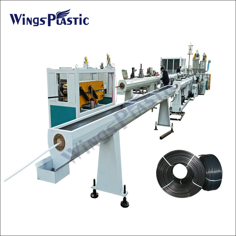  PE plastic pipe extrusion machine / HDPE pipe production machine / PE pipe production line Manufactures