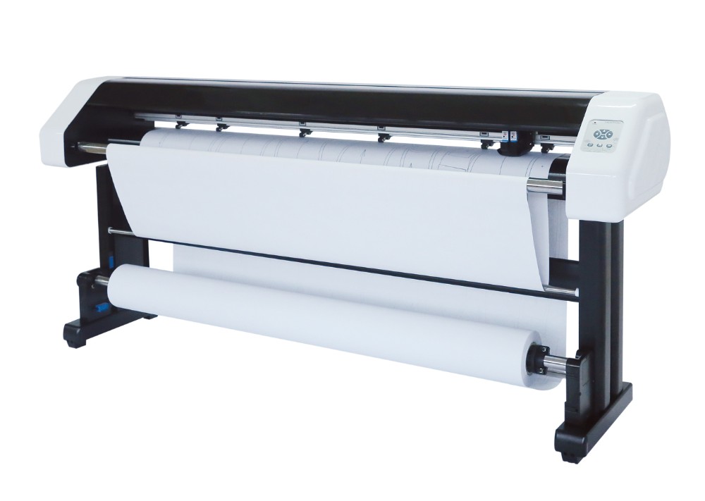 HP45 Ink Inkjet Plotter Cutter , 1650mm Garment Pattern Cutting Plotter