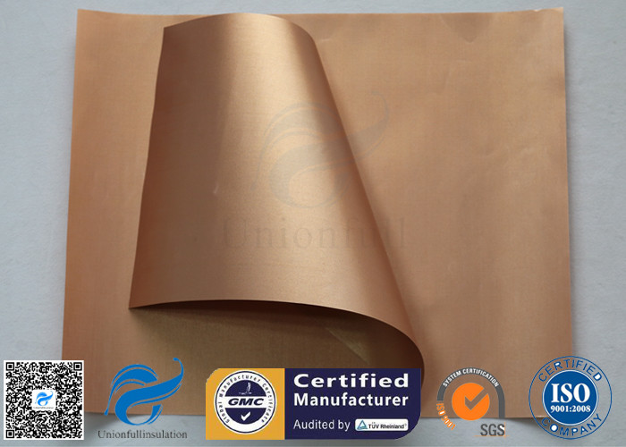 Non Stick Baking Mat PTFE BBQ Grill Mat Copper 0.2MM 15.75"X13" Reusable