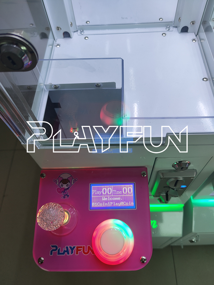 Playfun Platform Hot Coin Operated Claw Crane Machine Mini Claw Machine Claw Machine Plush Toys