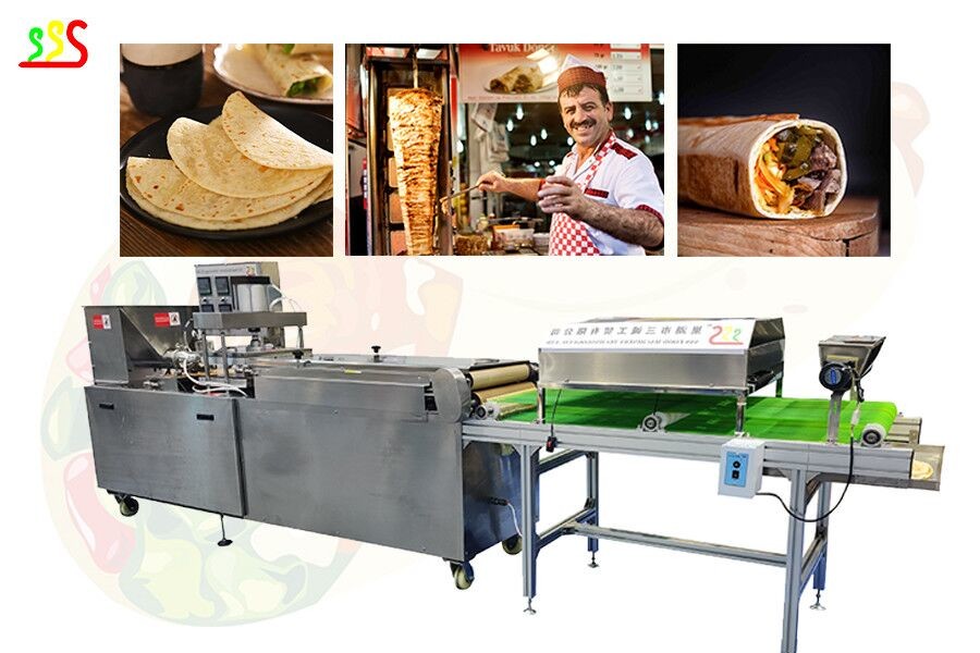 400pcs Per Hour 17inch Commercial Tortilla Machine SS304 Material