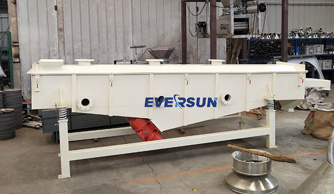 Small Single Deck Linear Vibrating Sieve Screen Machine For Coffee Beans Coal