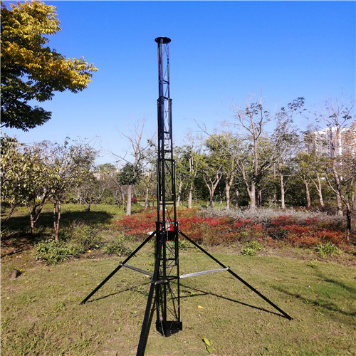 Portable Guyed 800Mhz Aluminum WiFi Radio Cell On Wheel Tower