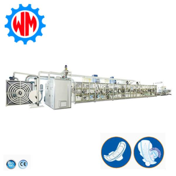 Quality Stable Production Sanitary Pad Making Machine with  Oversea Installation and Training for sale