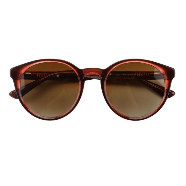 UV400 Lens Retro Round Acetate Sunglasses 4 Color OEM For Women Men